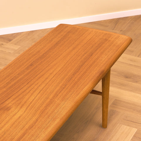 Swedish coffee table in teak and oak