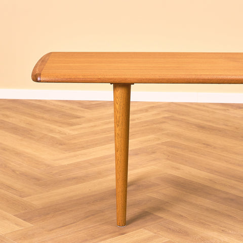 Swedish coffee table in teak and oak