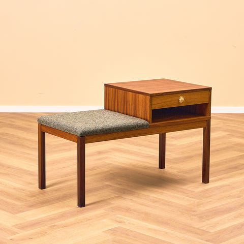 Danish hall bench in Santos rosewood