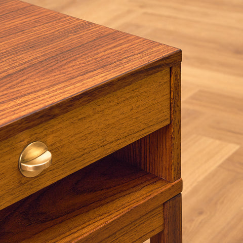 Danish hall bench in Santos rosewood