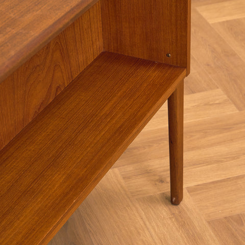 Danish writing desk in teak by Gunnar Nielsen Tibergaard