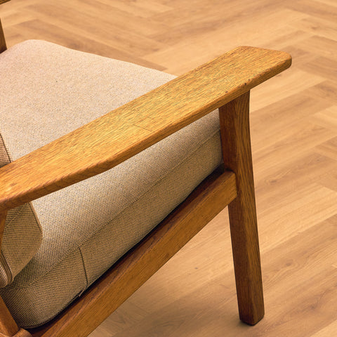 Swedish armchairs in oak