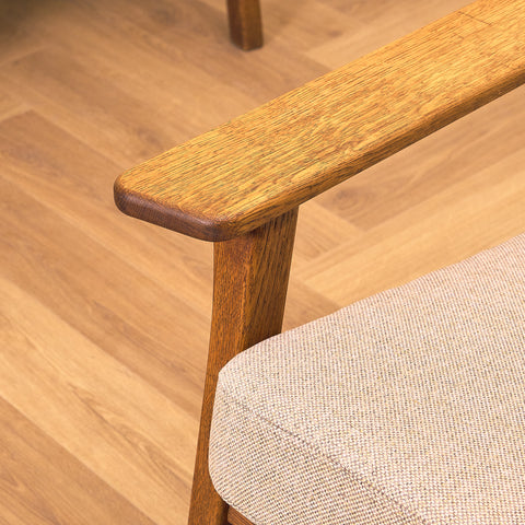 Swedish armchairs in oak