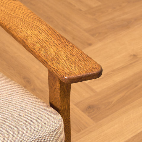 Swedish armchairs in oak