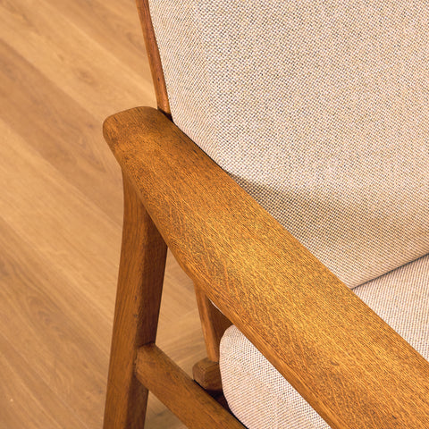 Swedish armchairs in oak