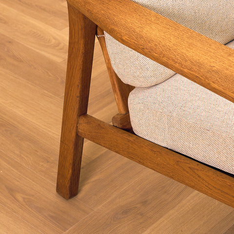 Swedish armchairs in oak