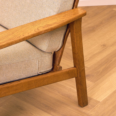Swedish armchairs in oak