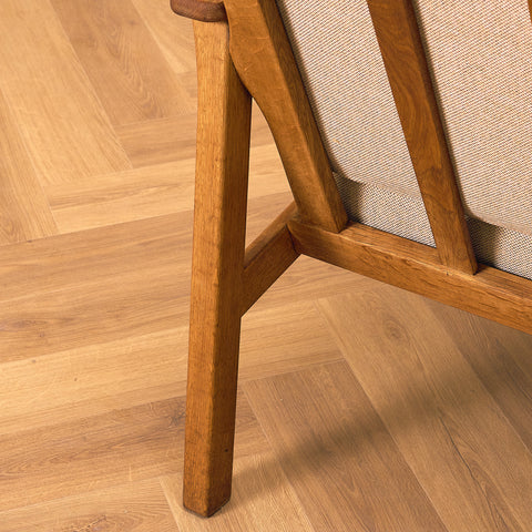 Swedish armchairs in oak