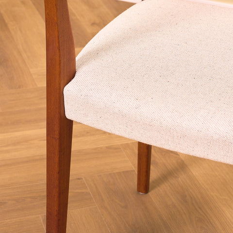 Swedish dining chairs in teak by Svegards Markaryd