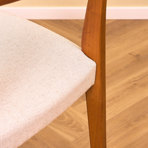 Swedish dining chairs in teak by Svegards Markaryd