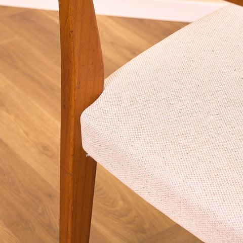 Swedish dining chairs in teak by Svegards Markaryd