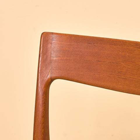 Swedish dining chairs in teak by Svegards Markaryd