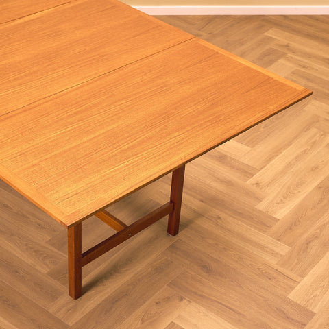 Swedish dining table in teak by Karl Erik Ekselius for JOC Vetlanda