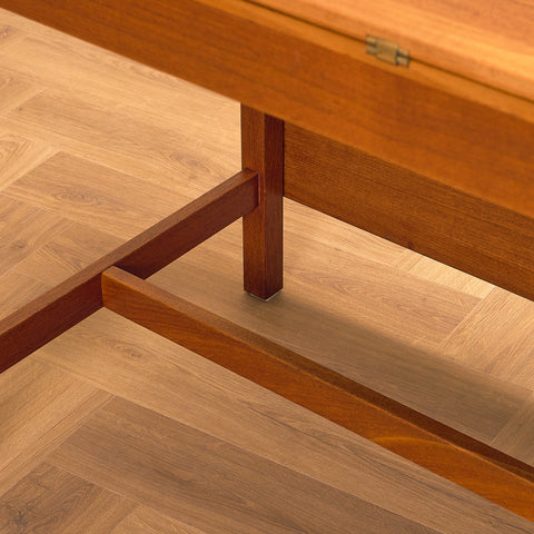 Swedish dining table in teak by Karl Erik Ekselius for JOC Vetlanda