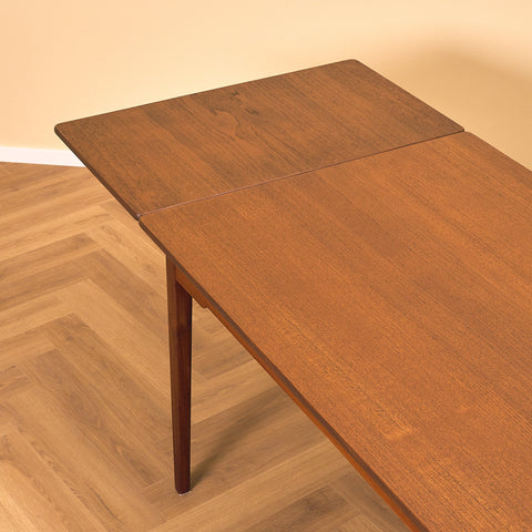 Danish rectangular dining table in teak