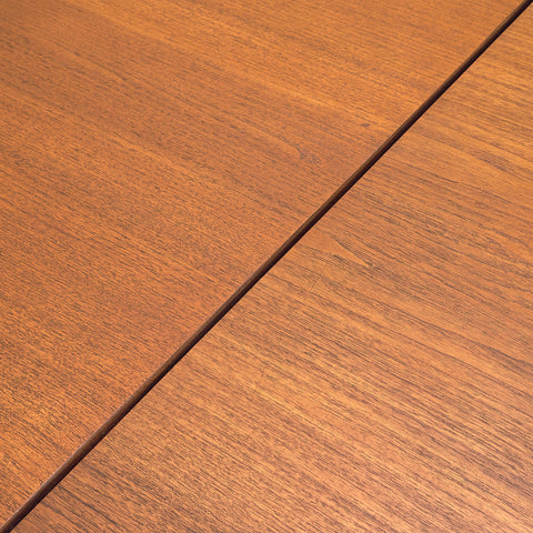 Danish rectangular dining table in teak