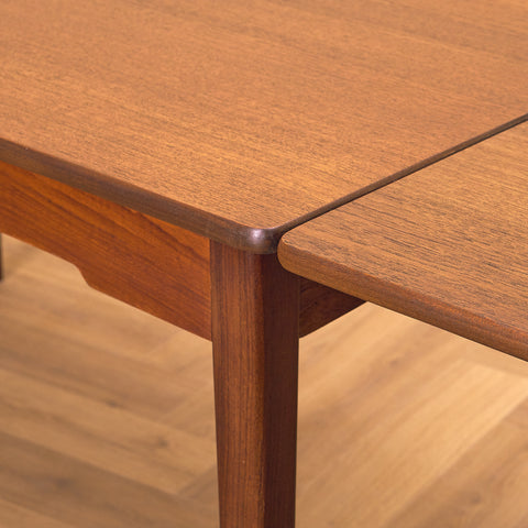 Danish rectangular dining table in teak