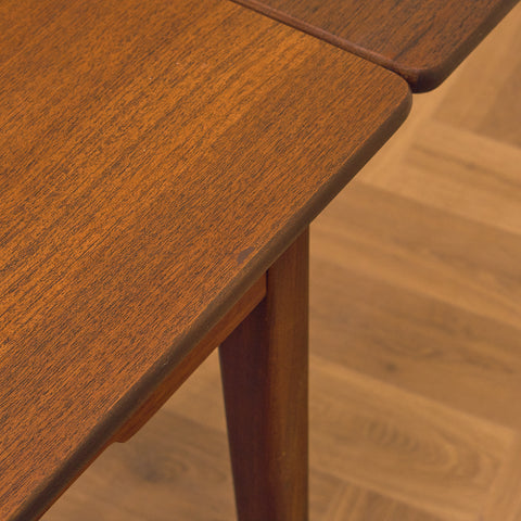 Danish rectangular dining table in teak