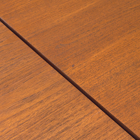 Danish rectangular dining table in teak