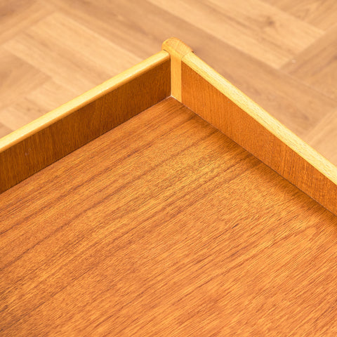 Swedish bedside table in teak