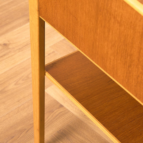 Swedish bedside table in teak