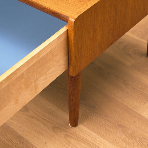 Swedish bedside table in teak