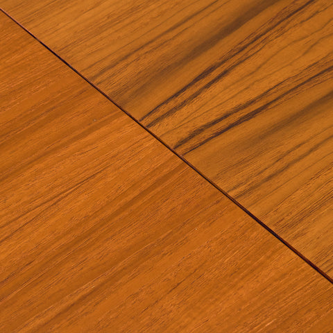 Danish dining table in teak and oak