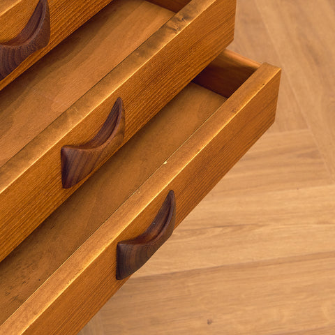 Swedish highboard in teak 'Rosetto' series, by Svante Skogh for ABRA-möbler, Smålands Taberg