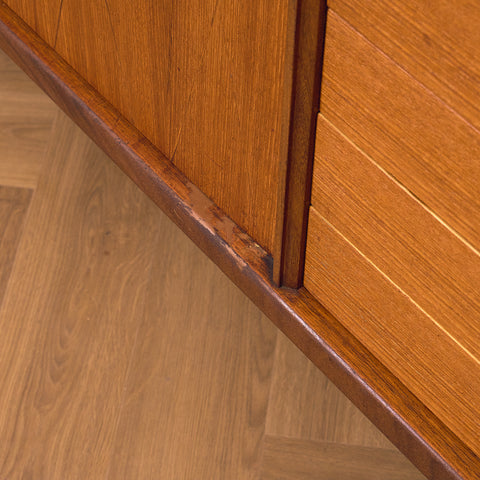 Swedish highboard in teak 'Rosetto' series, by Svante Skogh for ABRA-möbler, Smålands Taberg