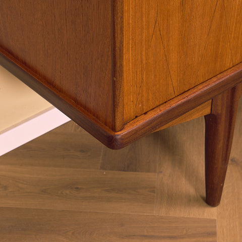 Swedish highboard in teak 'Rosetto' series, by Svante Skogh for ABRA-möbler, Smålands Taberg