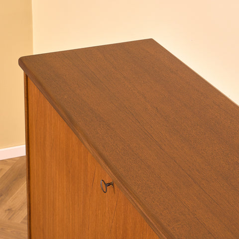 Swedish highboard in teak 'Rosetto' series, by Svante Skogh for ABRA-möbler, Smålands Taberg