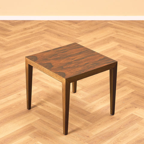Danish side table in Santos rosewood by Severin Hansen for Haslev møbelsnedkeri A/S