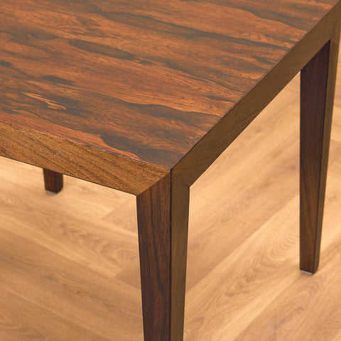 Danish side table in Santos rosewood by Severin Hansen for Haslev møbelsnedkeri A/S