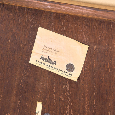 Danish side table in Santos rosewood by Severin Hansen for Haslev møbelsnedkeri A/S