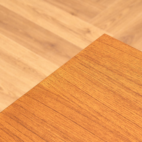 Swedish bedside table in teak and beech