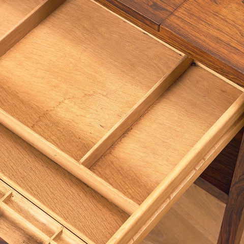 Danish side table in Santos rosewood