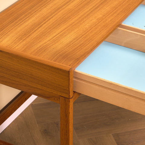 Swedish side table in oak