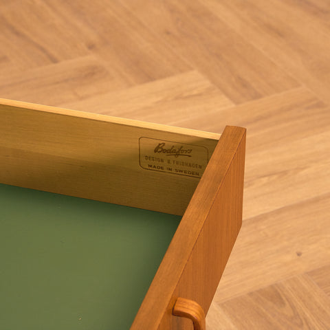 Swedish bookshelf in teak by B. Fridhagen for Bodafors