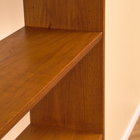 Swedish bookshelf in teak by B. Fridhagen for Bodafors