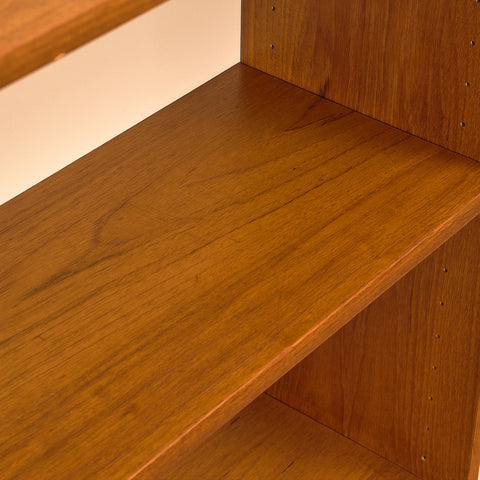 Swedish bookshelf in teak by B. Fridhagen for Bodafors