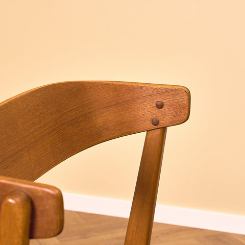 Danish set of 6 dining chairs 'model 206' by Thomas Harlev for Farstrup