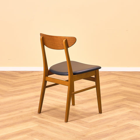 Danish dining chairs in teak & beech by Farstrup, model '210'