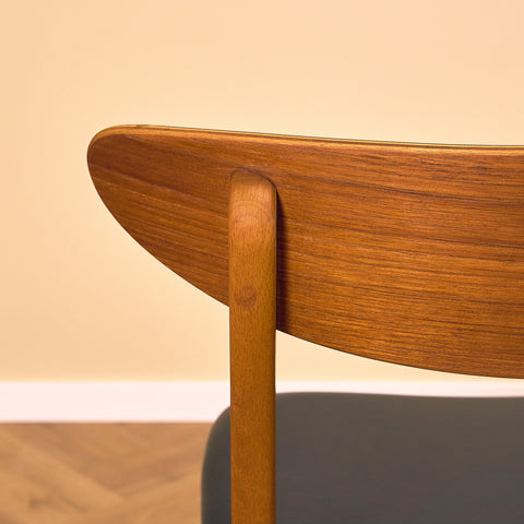 Danish dining chairs in teak & beech by Farstrup, model '210'