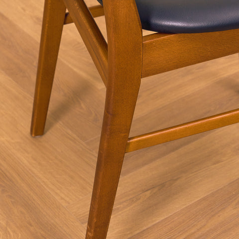 Danish dining chairs in teak & beech by Farstrup, model '210'