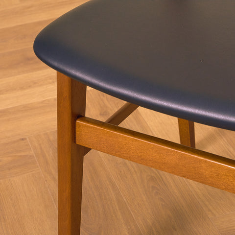 Danish dining chairs in teak & beech by Farstrup, model '210'