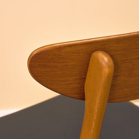 Danish dining chairs in teak & beech by Farstrup, model '210'