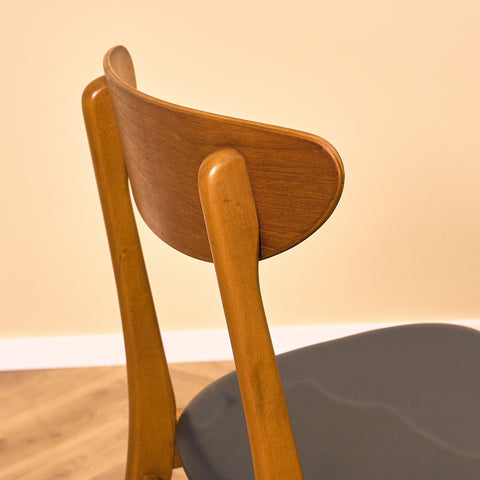 Danish dining chairs in teak & beech by Farstrup, model '210'