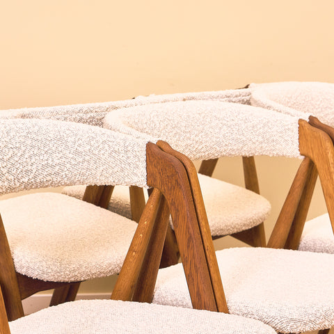 Danish set of 6 dining chairs 'model 205' by Thomas Harlev for Farstrup