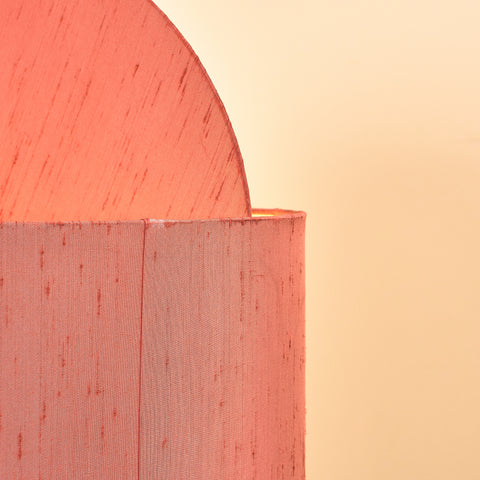 Swedish floor lamp in teak & brass