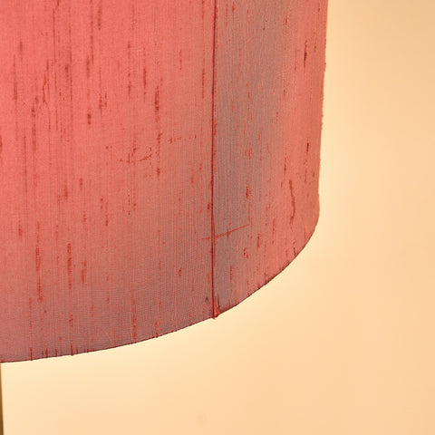 Swedish floor lamp in teak & brass